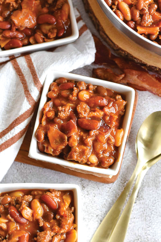 Meaty Baked Beans